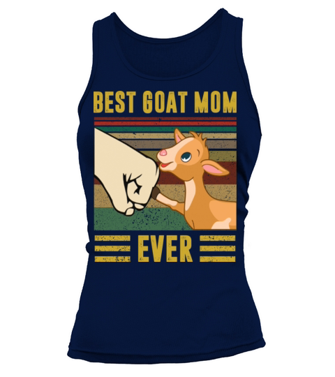 Vintage Best Goat Mom Ever Tank top Woman