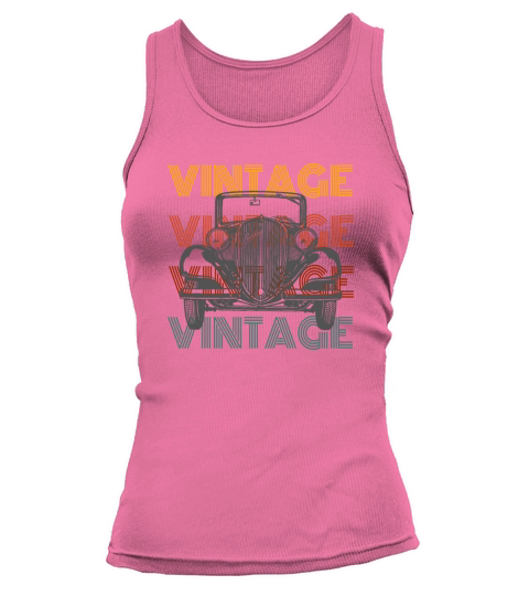 VINTAGE Car Tank top Woman