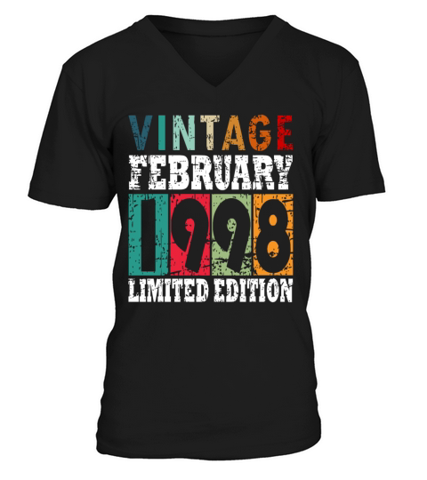1998 February vintage V-Neck T-shirt