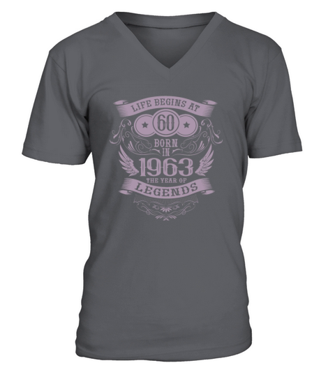 60th Birthday Gifts Vintage 1963 Vintage Sayings V-Neck T-shirt