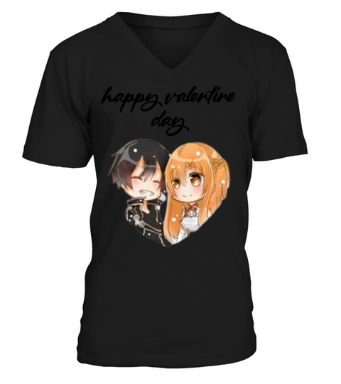 Anime designs for valentine109 V-Neck T-shirt