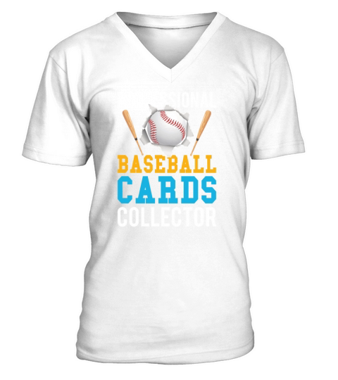 Baseball Cards Baseball Player Baseball Fan Gift V-Neck T-shirt