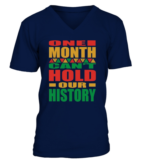 BLM Pride Africa American Black History Month V-Neck T-shirt