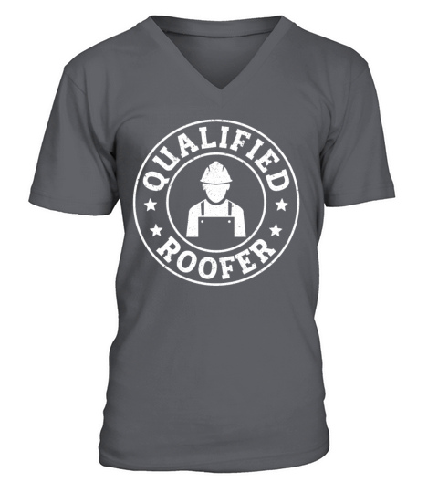 Construction Roofer V-Neck T-shirt