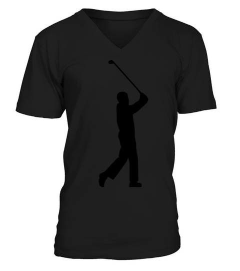 golf golfer golfen spielen player ball sports6 V-Neck T-shirt