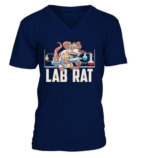 Lab Technician Lab Rat Science Clinical Laboratory V-Neck T-shirt