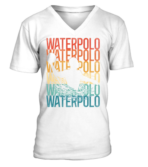 Water Polo Retro Vintage Water V-Neck T-shirt