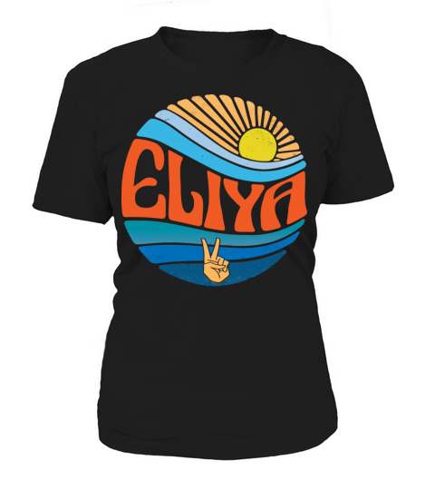 Eliya Shirt Vintage Sunset Eliya Groovy Tie Dye Women's T-Shirt