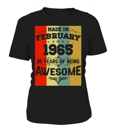 February 1965 Vintage Birthday Present Women's T-Shirt