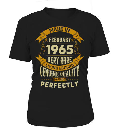 February 1965 Vintage Birthday Present Women's T-Shirt