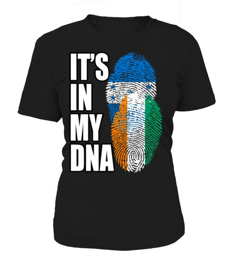 Ivorian And Honduran Mix Heritage DNA Flag Women's T-Shirt