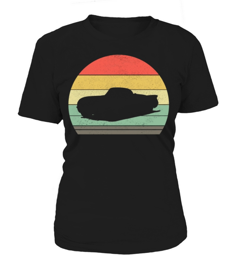 Retro Sportscar Car Vintage Sunset Musclecar Gift Women's T-Shirt