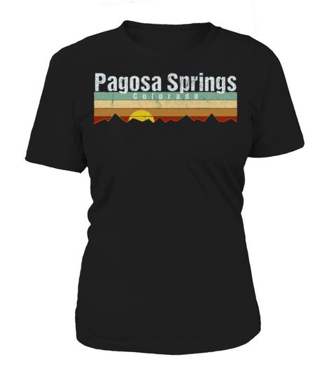 Retro Vintage Pagosa Springs Colorado Women's T-Shirt