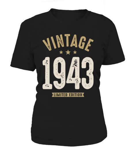 Vintage 1943 - 79th Birthday Retro Classic Women's T-Shirt