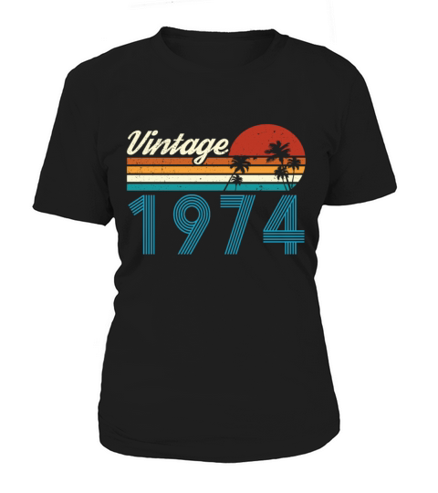 Vintage 1974 Vintage Birthday Retro Vintage Women's T-Shirt
