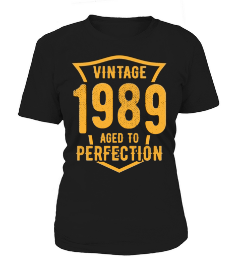 Vintage 1989 Aged To Perfection 34th Birthday Women's T-Shirt