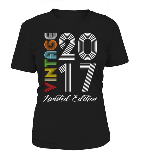 Vintage 2017 Vintage Birthday Retro Vintage Women's T-Shirt