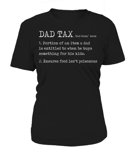 Vintage Dad Tax Definition Men Funny Fathers Day Women's T-Shirt