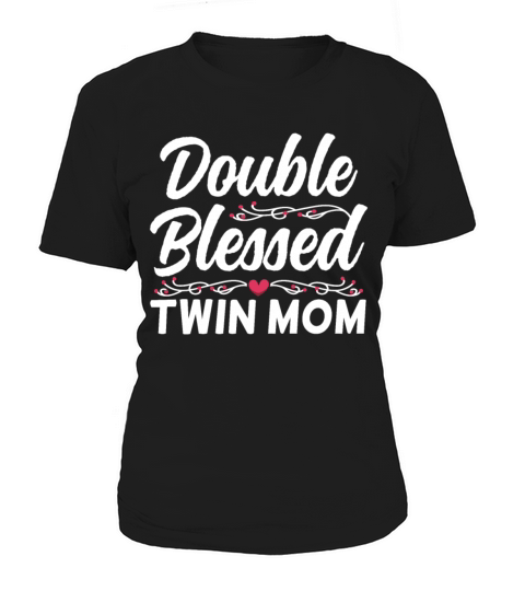 Womens Twin Mama Twin Mom to Be Pregnancy Women's T-Shirt