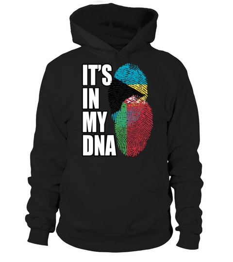 Belarusian And Bahamian Mix Heritage DNA Flag Hoodie Unisex