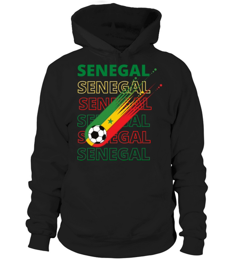 World Senegal Soccer Vintage Hoodie Unisex