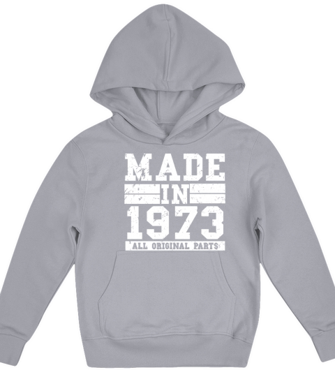 1973 Birthday Vintage Saying Kids Hoodie
