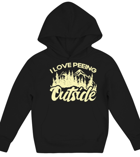 Camping Lover Gift Quote Camper Kids Hoodie