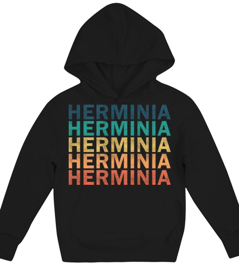 Herminia Name T Shirt - Herminia Vintage Retro Nam Kids Hoodie