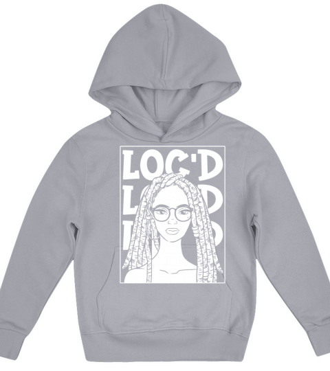 Its the Locs For Me - Afro Hair Black American Kids Hoodie