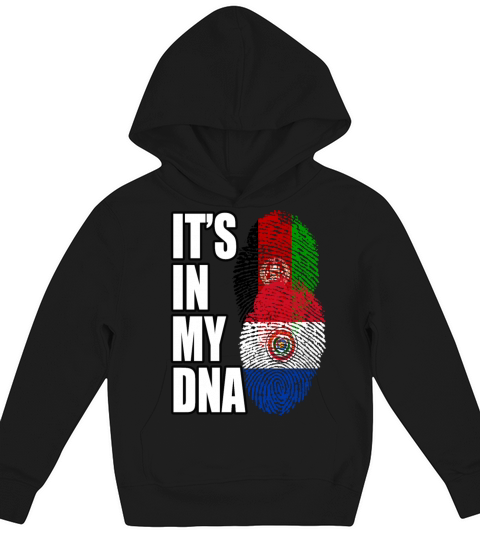 Paraguayan And Afghanistan Mix Heritage DNA Flag Kids Hoodie