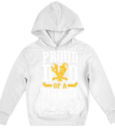 Plumbing Plumber Dad Vintage Proud Kids Hoodie