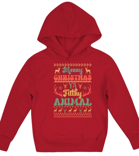 Merry Christmas retro vintage pink santa claus Kids Hoodie