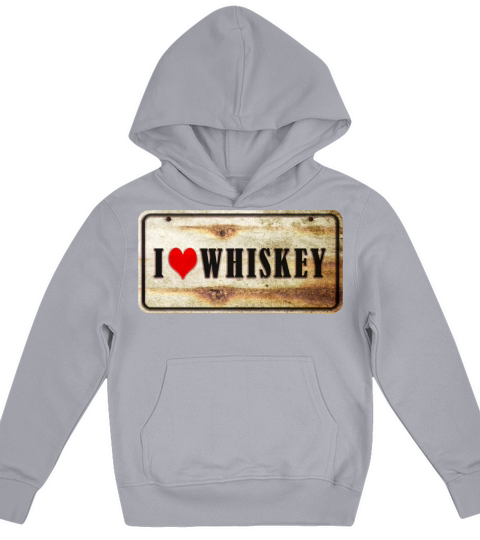 Whiskey vintage sign Kids Hoodie