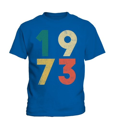 1973 Vintage Birthday Retro Kids T-Shirt