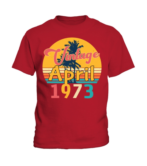 April 1973 Vintage Kids T-Shirt