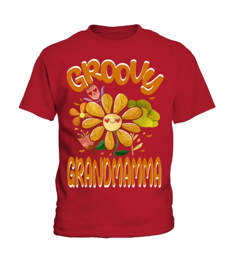 Groovy Grandmamma Family Matching Vintage Family Kids T-Shirt