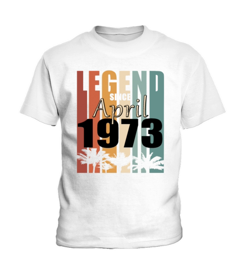 Legend born April 1973 vintage Kids T-Shirt