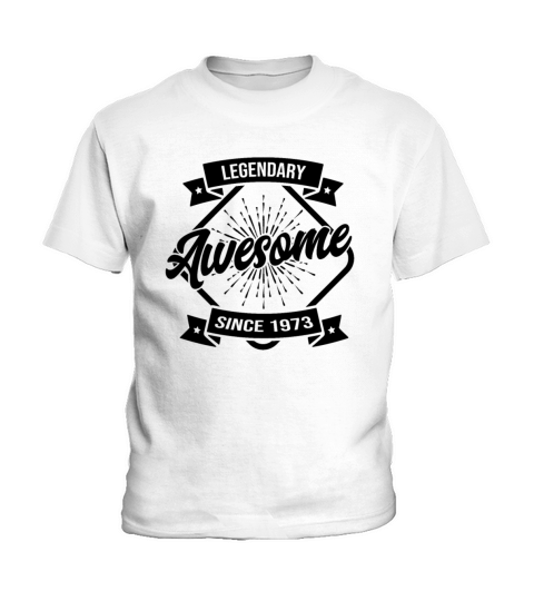 Legendary since 1973 birthday Kids T-Shirt