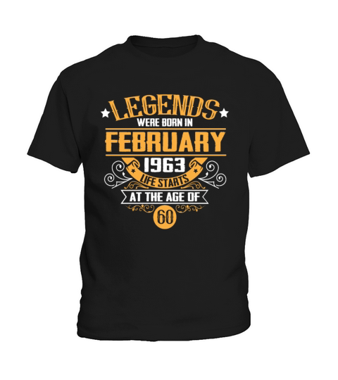 Legendary since February 1963 Legend Vintage Kids T-Shirt