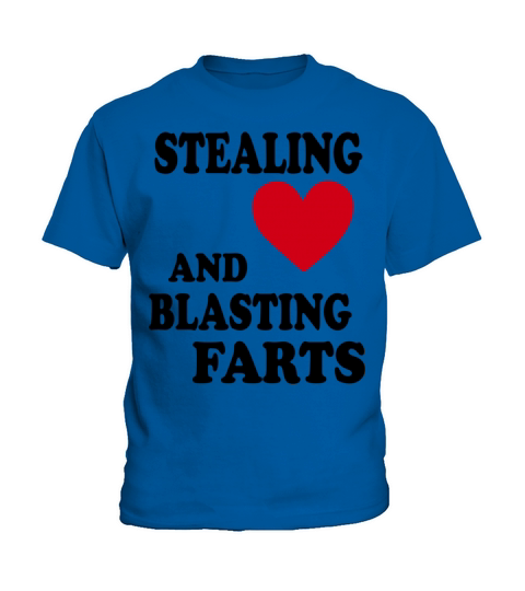 stealing hearts and blasting farts1221 Kids T-Shirt