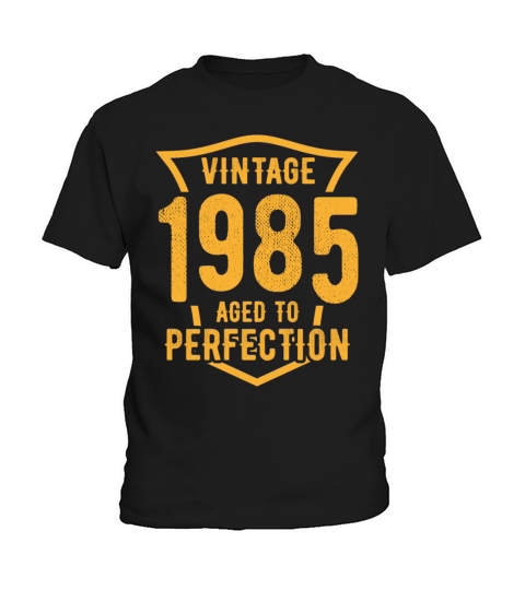 Vintage 1985 Aged To Perfection 38th Birthday Kids T-Shirt