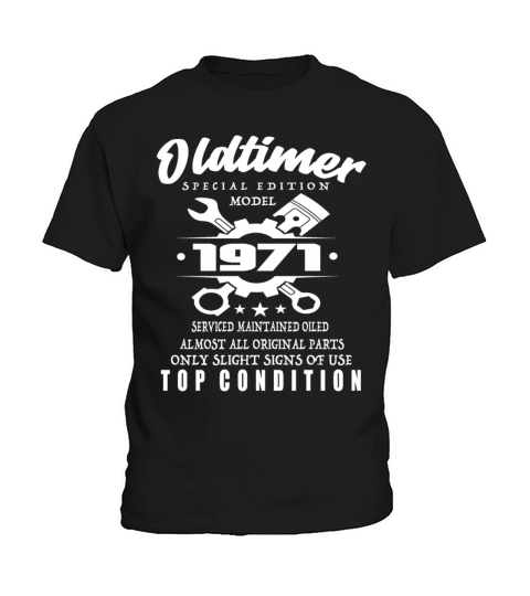 Vintage Special Edition Model 1971 Birthday Kids T-Shirt