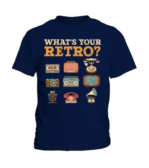 Whats Your Retro Party Vintage 80s 90s Classic Kids T-Shirt