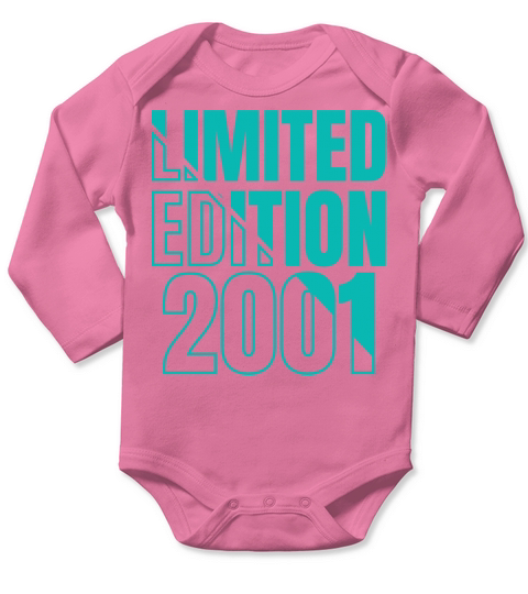 2001 Limited Edition Birthday Long Sleeve Baby One-Piece