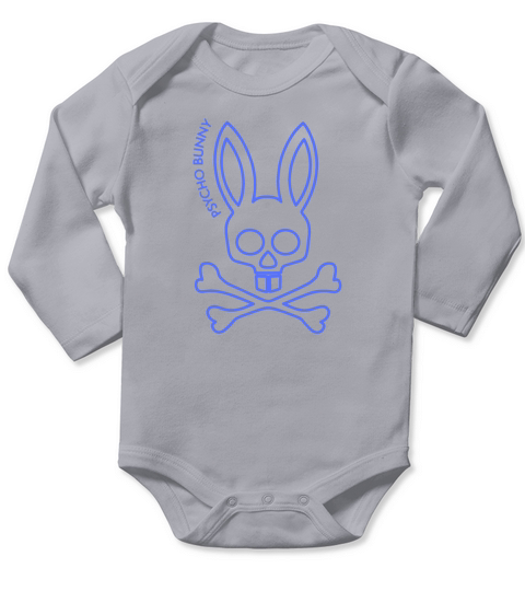 Bunny Psycho Horror Long Sleeve Baby One-Piece