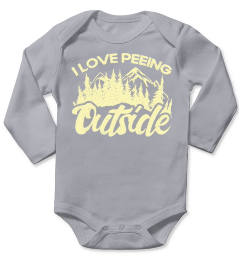Camping Lover Gift Quote Camper Long Sleeve Baby One-Piece