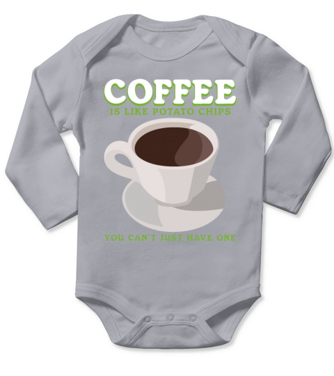 Coffee Is Like Caffeine Long Sleeve Baby One-Piece