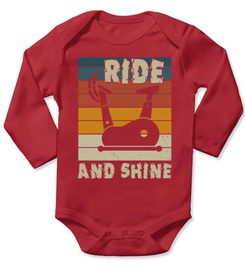 Ride And Shine Long Sleeve Baby One-Piece