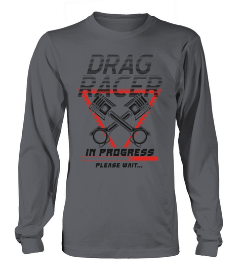 Drag Racing Race Car Retro Vintage Long sleeved Unisex