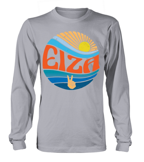 Eiza Shirt Vintage Sunset Eiza Groovy Tie Dye Long sleeved Unisex